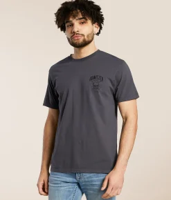 Graphic T-Shirts | Howitzer Tomorrow T-Shirt Grey Pinstripe