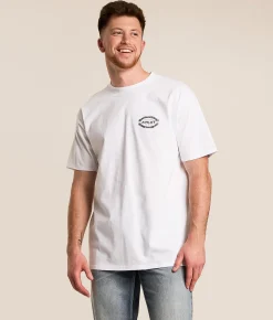 Graphic T-Shirts | Ariat Tonal Bad Land Lockup T-Shirt White