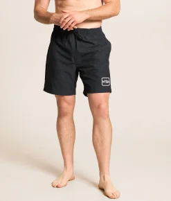 Funk Lagoon Tonal Camo Stretch Swim Trunks Black Camo