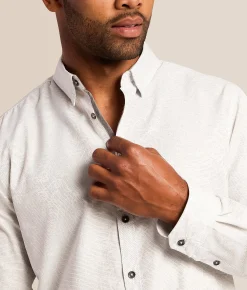 Tops | J.B. Holt Tonal Standard Shirt Off White Black