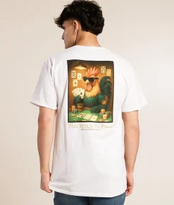 Proud Pecker Brand Too Bold To Fold T-Shirt White