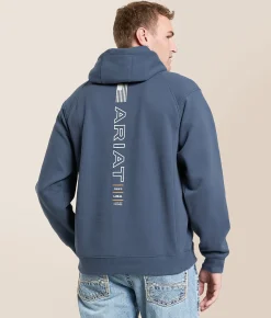 Tops | Ariat Topatriot Hooded Sweatshirt Blue Dusk