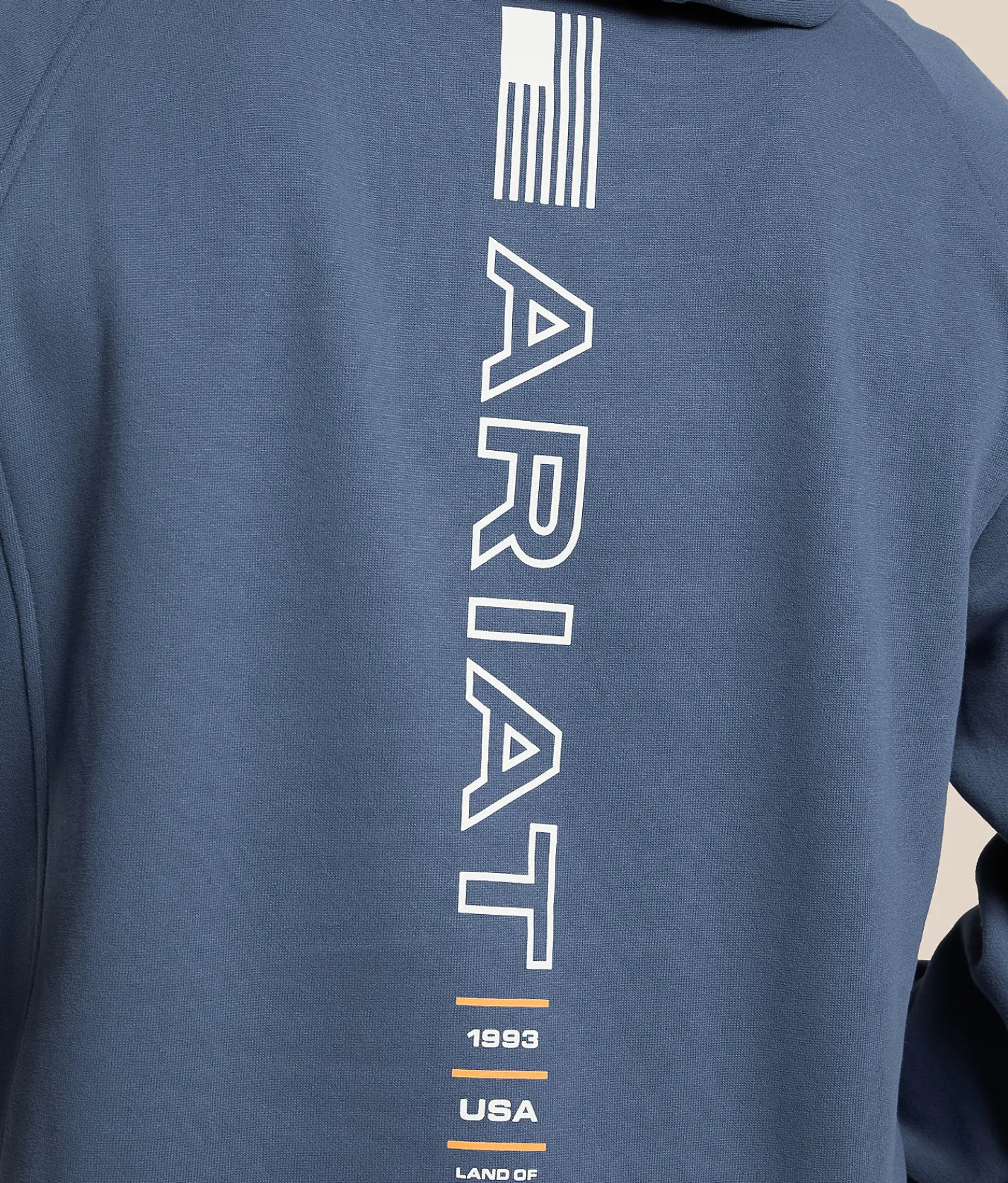 Tops | Ariat Topatriot Hooded Sweatshirt Blue Dusk