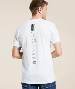 Ariat Topatriot T-Shirt White Outlet