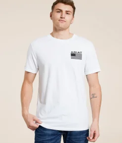 Ariat Topatriot T-Shirt White Outlet