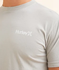 Graphic T-Shirts | Hurley Top Stop Pigment T-Shirt Glacier Grey
