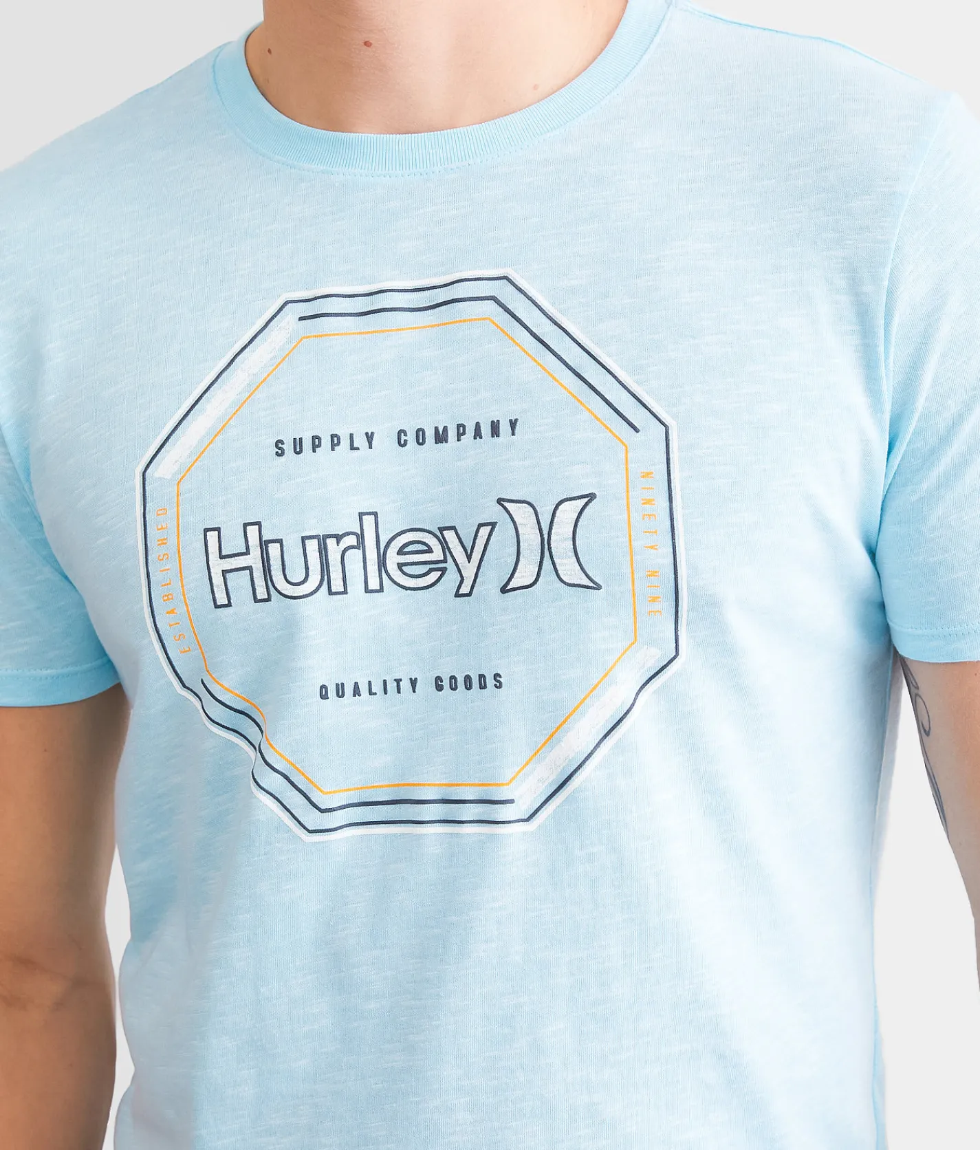 Hurley Top Stop T-Shirt White Clearwater Outlet