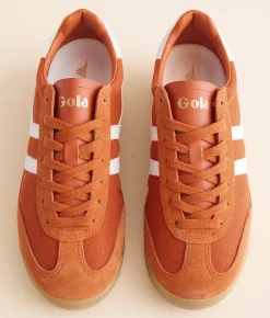 Gola® Tornado Leather Sneaker Shocking Pink White Outlet