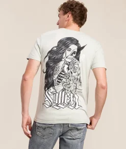 Sullen Torn Apart T-Shirt Hushed Green Clearance