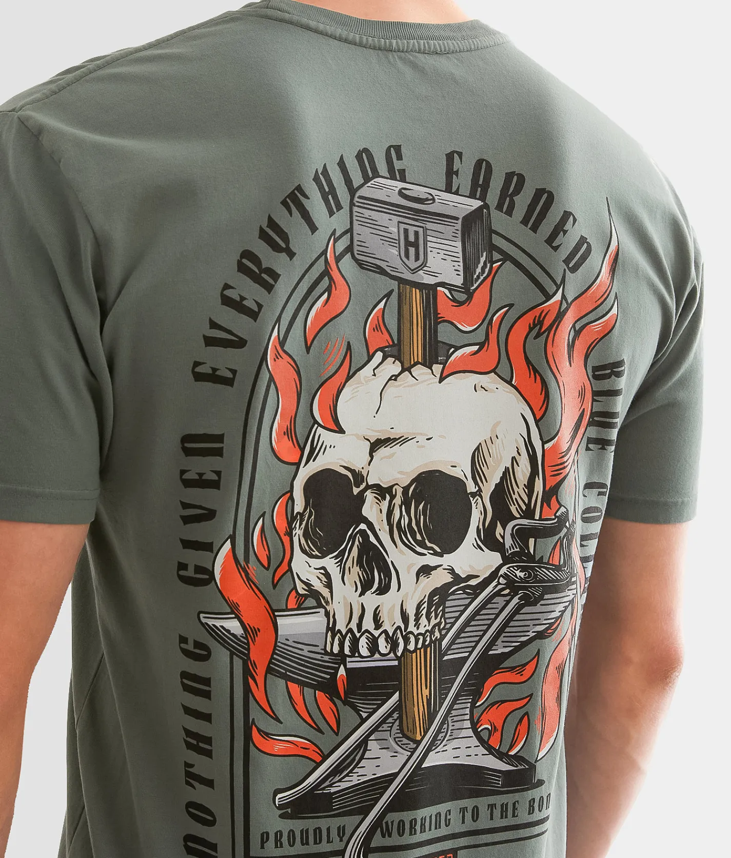 Graphic T-Shirts | Howitzer To The Bone T-Shirt Balsam Green