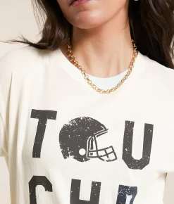 Tops | Z Supply Touchdown Boyfriend T-Shirt Vanilla Ice