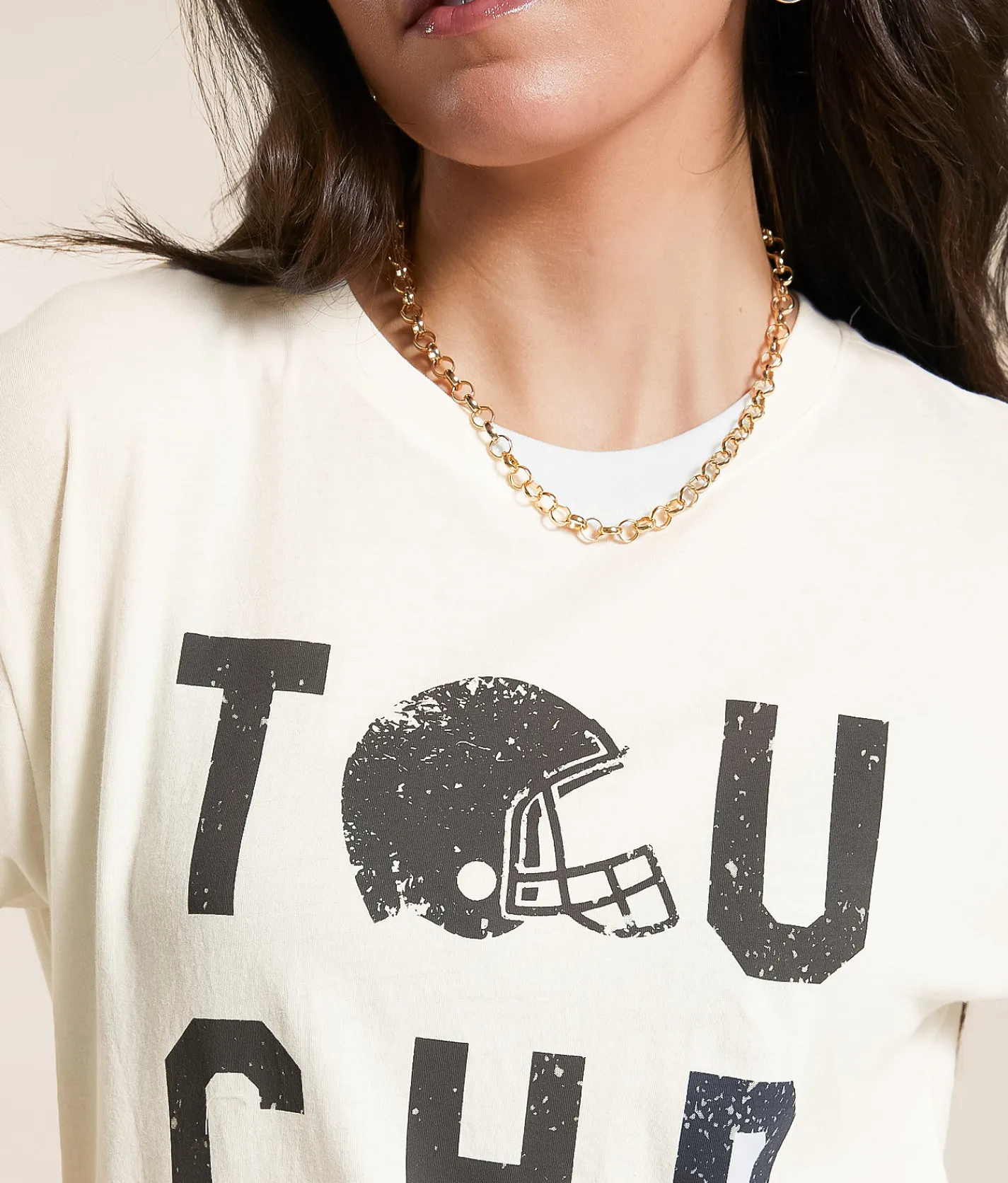 Tops | Z Supply Touchdown Boyfriend T-Shirt Vanilla Ice
