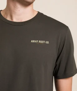 Tops|Graphic T-Shirts | Ariat Tough Mud T-Shirt Vintage Black