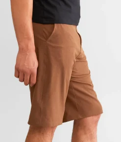 Bottoms|Shorts | BKE Trace Hybrid Stretch Walkshort Rust