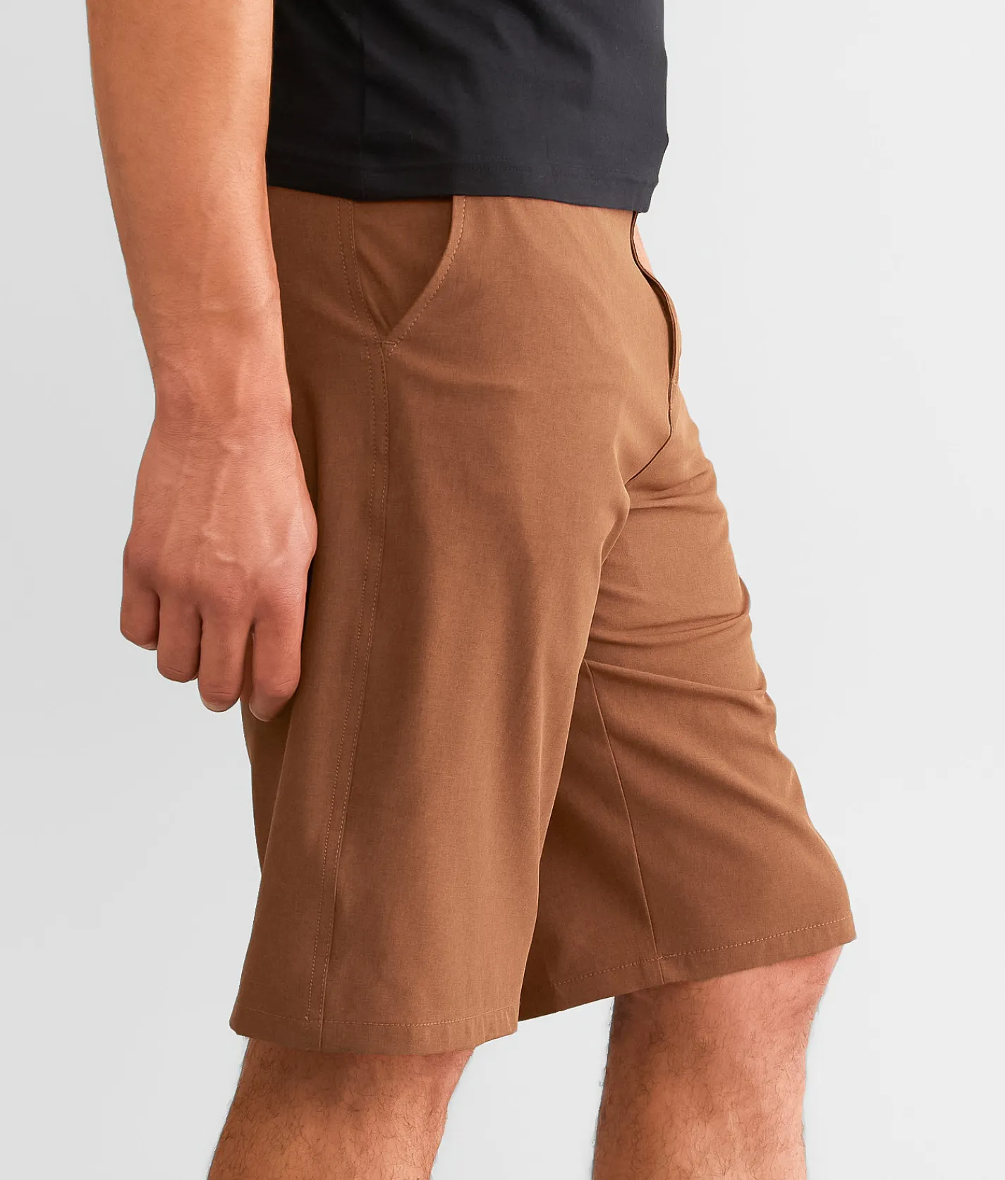 Bottoms|Shorts | BKE Trace Hybrid Stretch Walkshort Rust