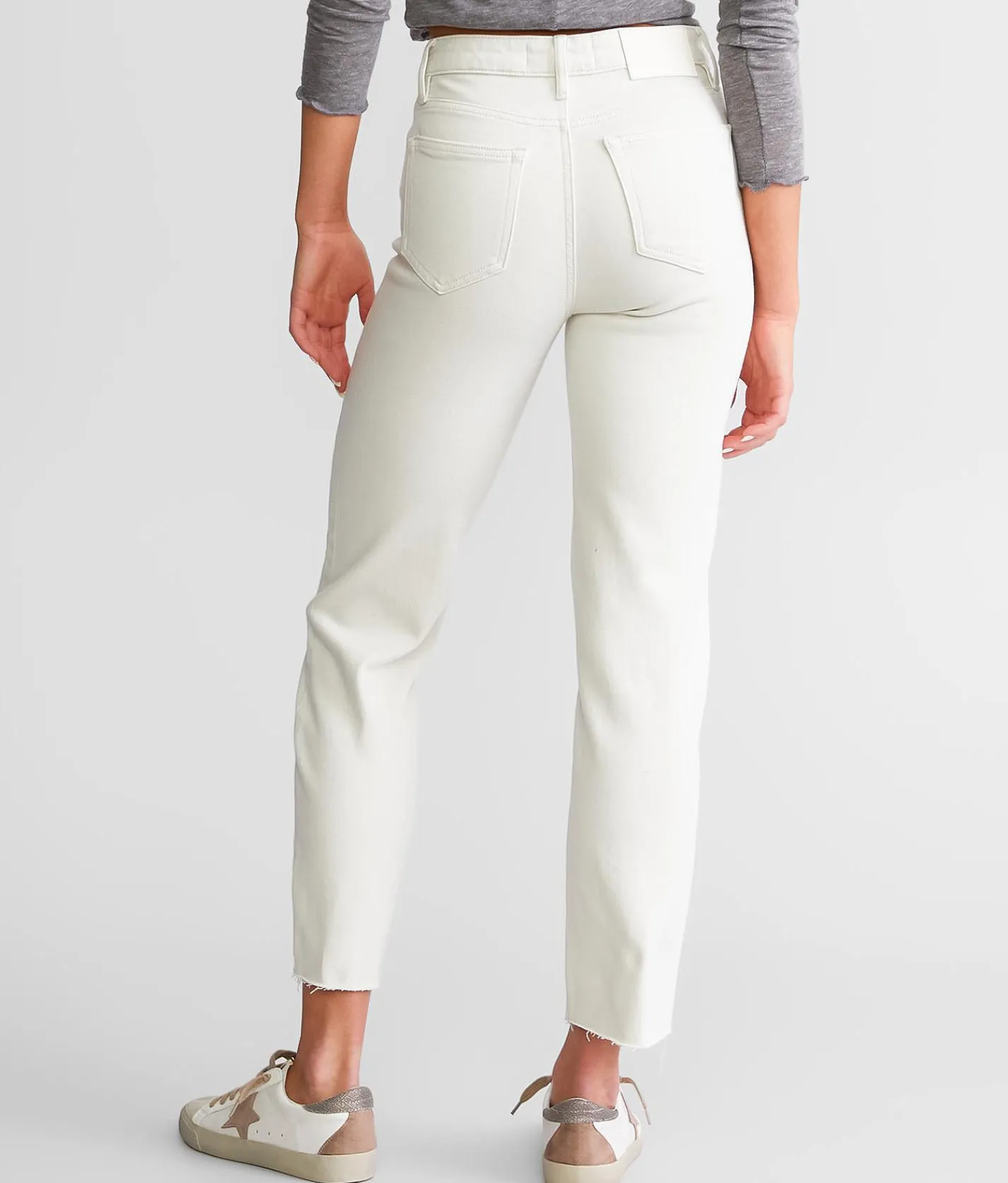 HIDDEN Tracey Cropped Straight Jean Stone Outlet