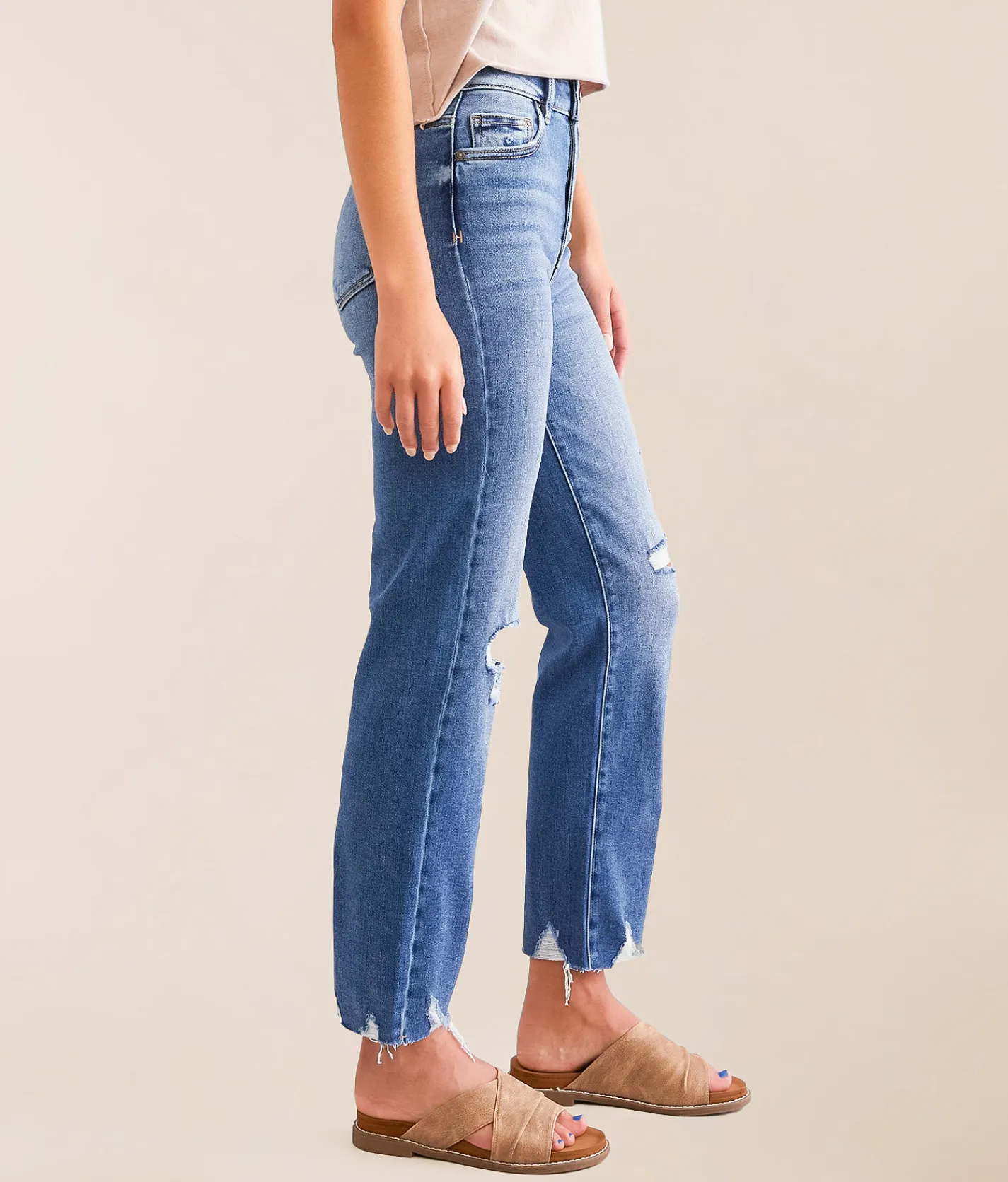 Jeans|Bottoms | HIDDEN Tracey Cropped Straight Jean Medium