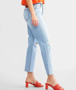 Jeans|Bottoms | HIDDEN Tracey Cropped Straight Jean Medium Light