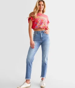 HIDDEN Tracey Cropped Straight Jean Medium Clearance