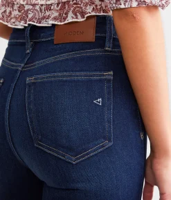 Jeans|Bottoms | HIDDEN Tracey Cropped Straight Stretch Jean Dark Wash
