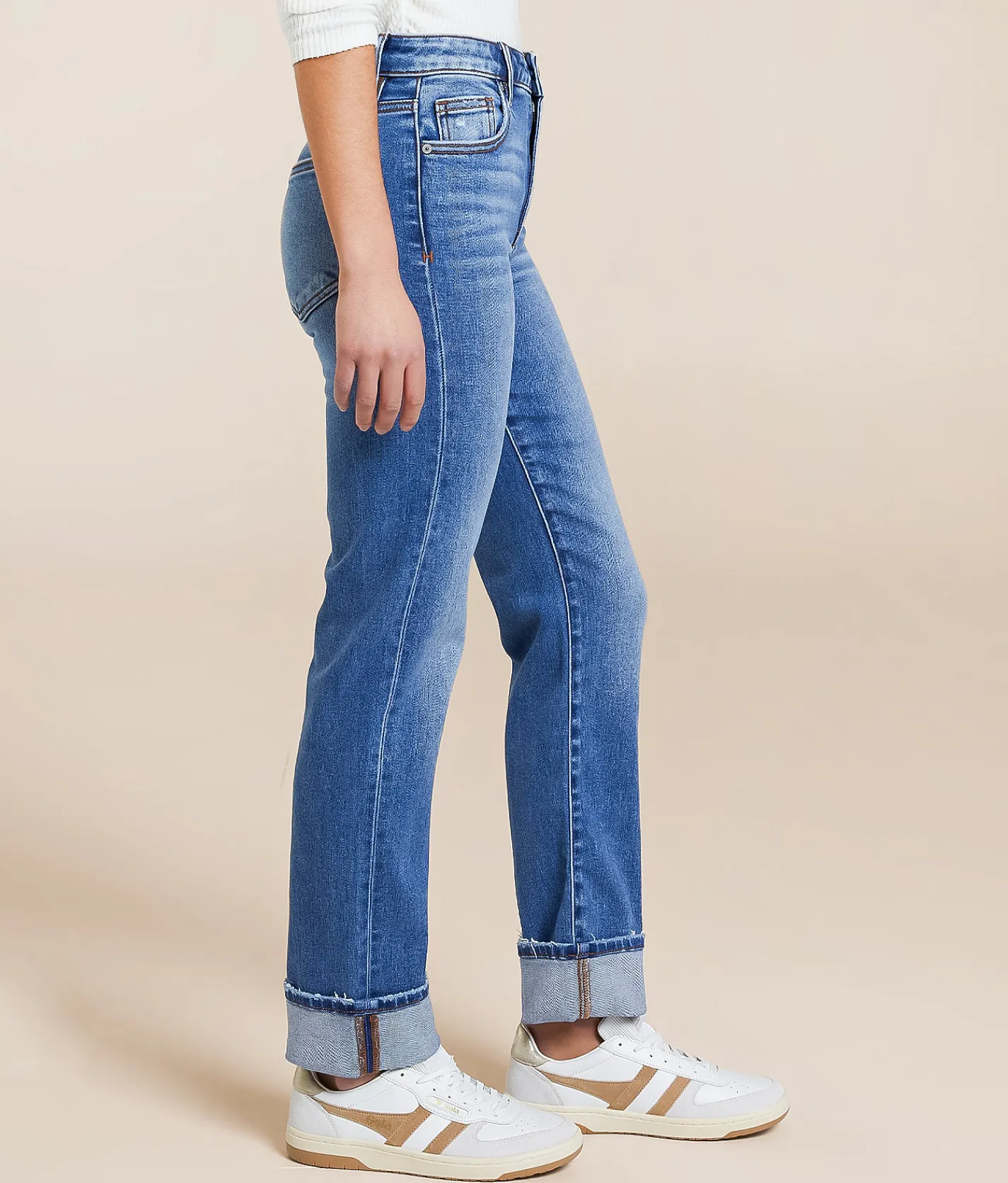 Jeans|Bottoms | HIDDEN Tracey Cropped Straight Stretch Jean Medium