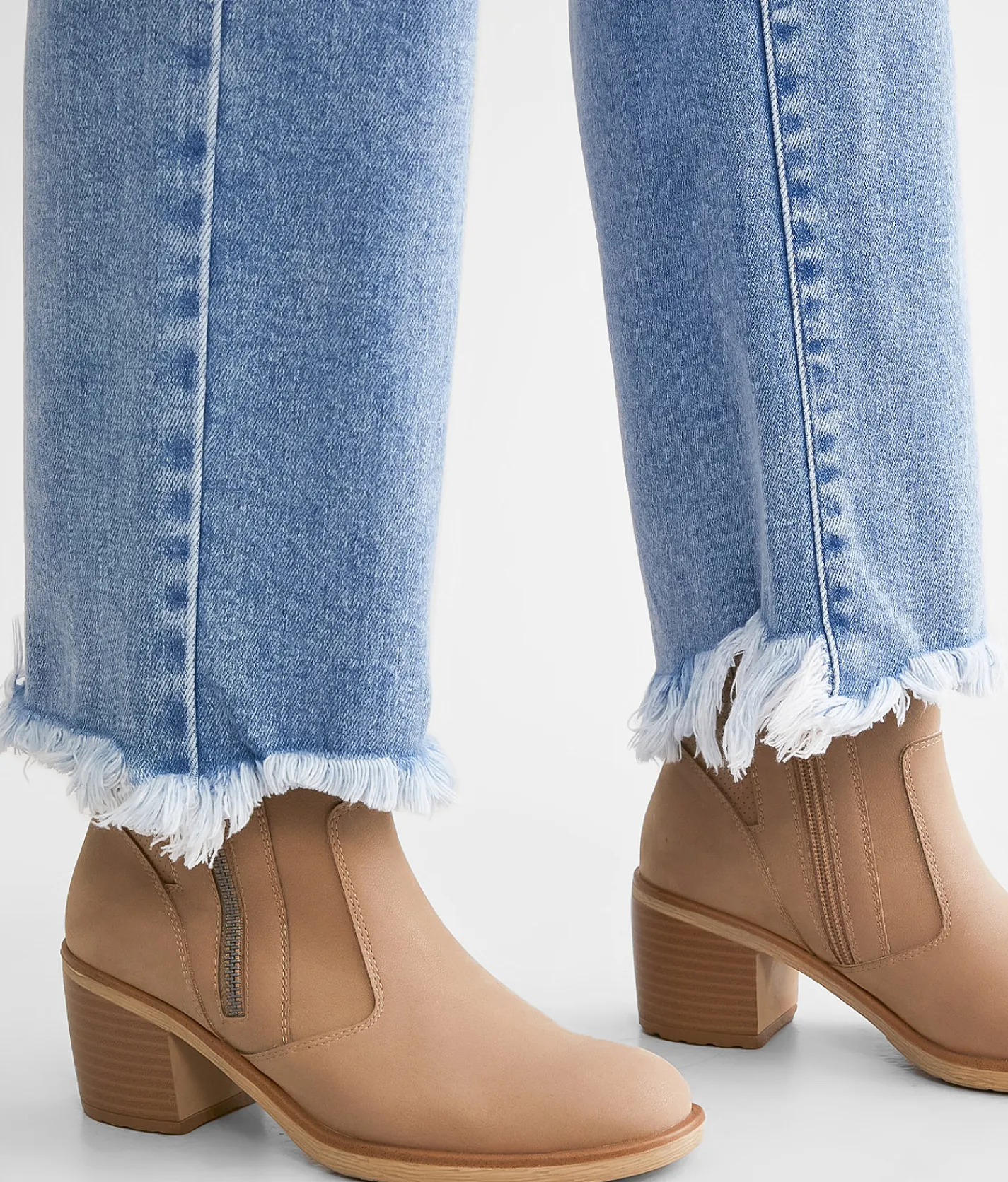 HIDDEN Tracey Cropped Wide Leg Stretch Jean Light Wash Best