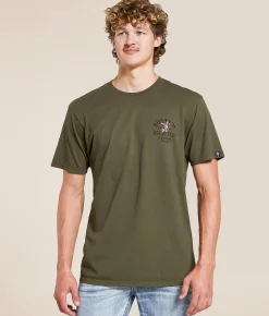 Tops|Graphic T-Shirts | Sullen Trad Dagger T-Shirt Olive