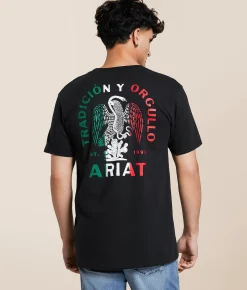 Ariat Tradicion Y Orgullo Fight T-Shirt Black Clearance