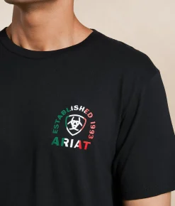 Ariat Tradicion Y Orgullo Fight T-Shirt Black Clearance