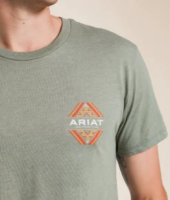 Ariat Traditional Circle T-Shirt Olive Heather Best