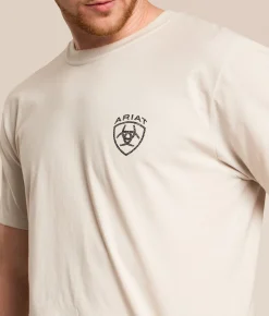 Tops | Ariat Traditional Pace T-Shirt Glacier Gray