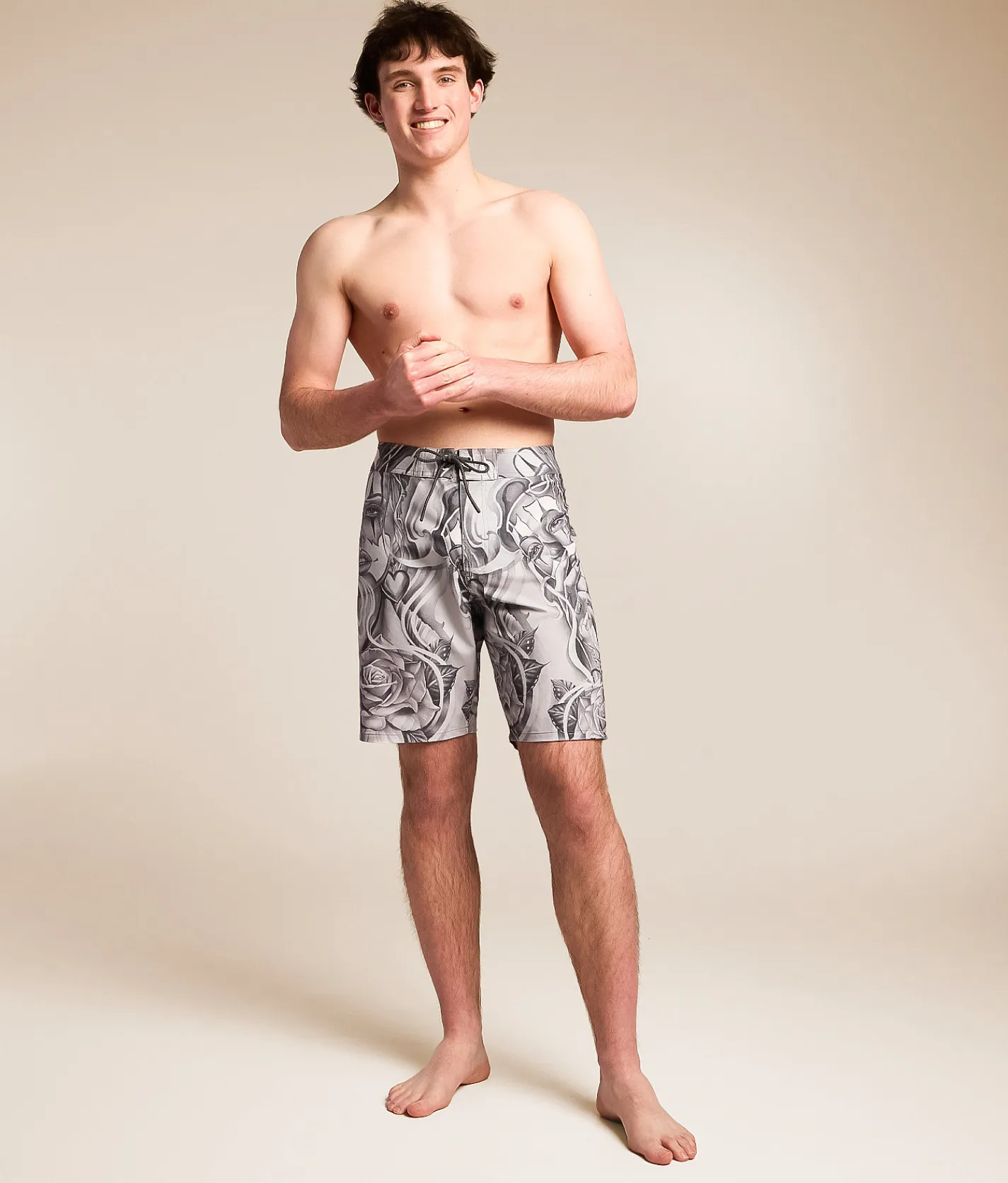 Sullen Tragedy Stretch Boardshort Grey Online