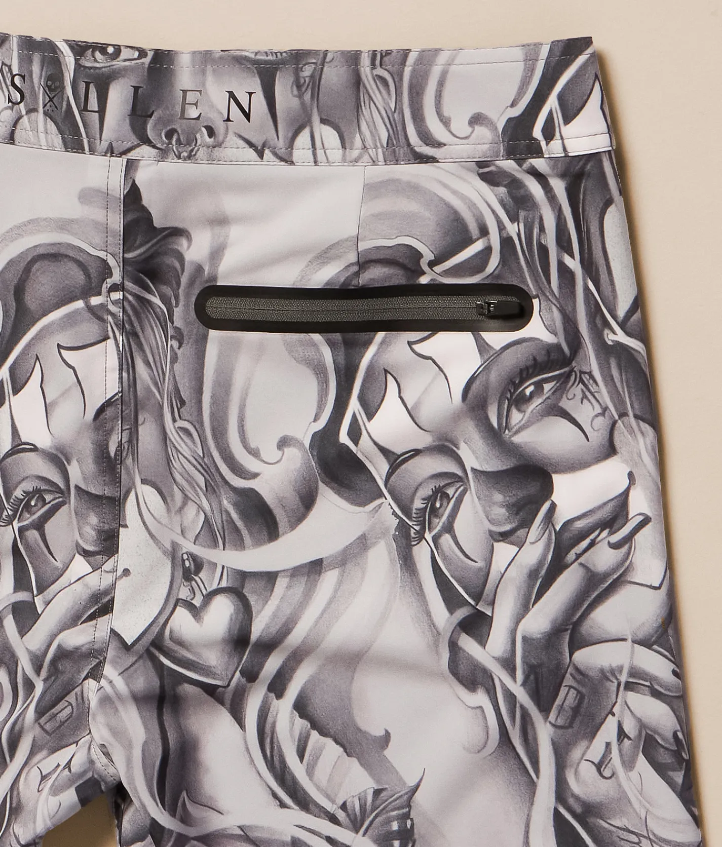 Sullen Tragedy Stretch Boardshort Grey Online