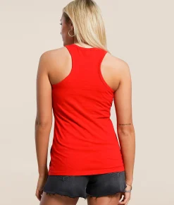 Affliction Tragic Attack Tank Top Bright Red Reactive New