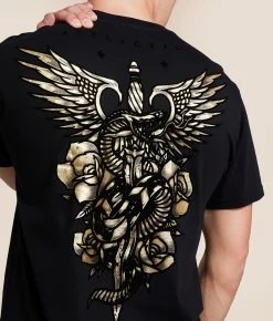 Affliction Tragic Ritual T-Shirt Black Sale
