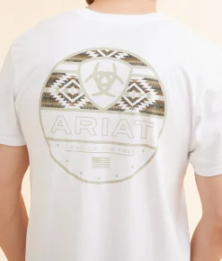 Graphic T-Shirts | Ariat Trailblaze Circle T-Shirt White