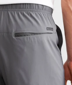 Bottoms|Activewear | Maven Co-op Train Performance Stretch Short Charcoal