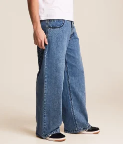 Bottoms|Jeans | Affliction Tribal & Wings Extra Wide Leg Jean Stonewash
