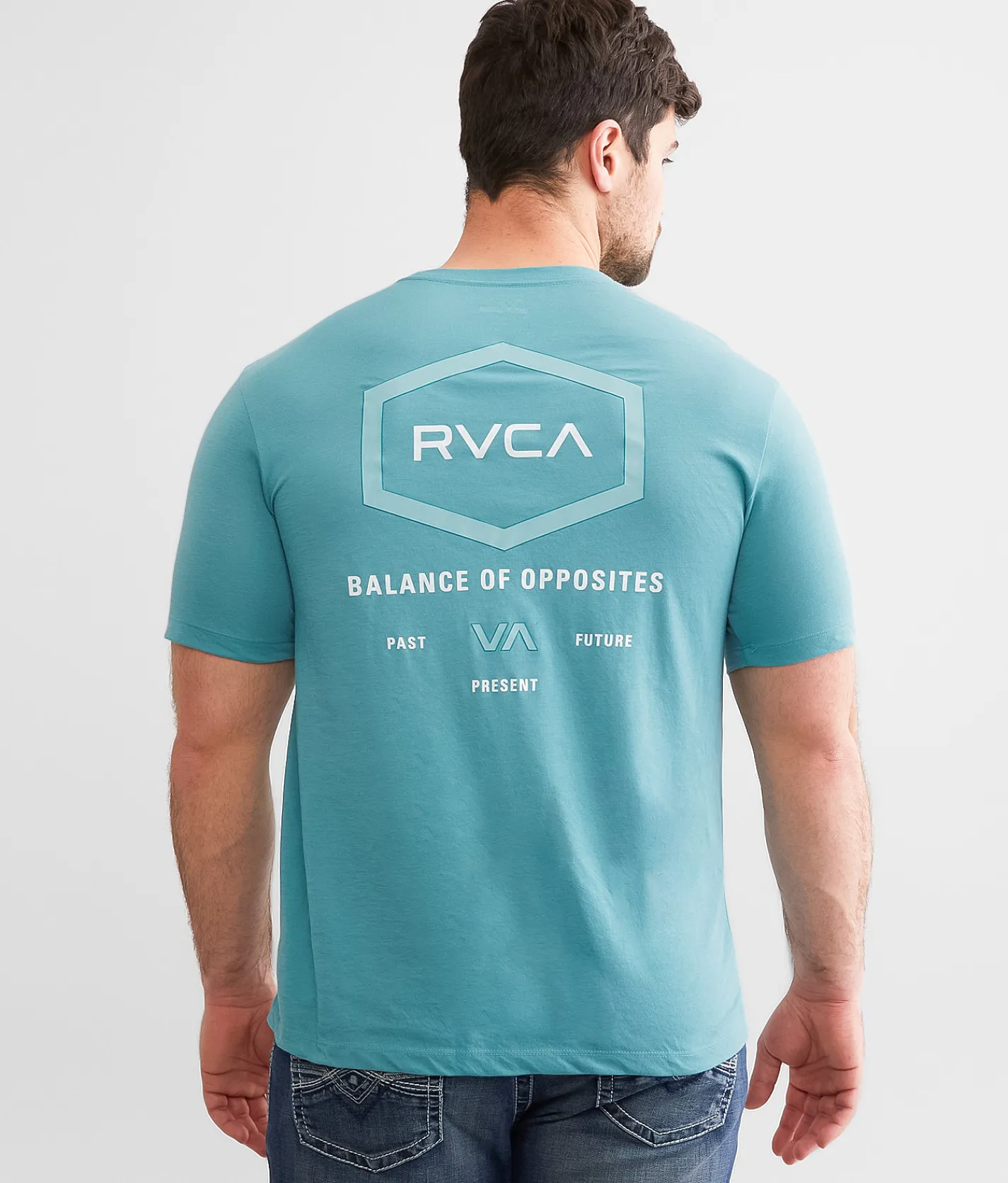 Graphic T-Shirts|Activewear | RVCA Tri Balance Sport T-Shirt Hydro