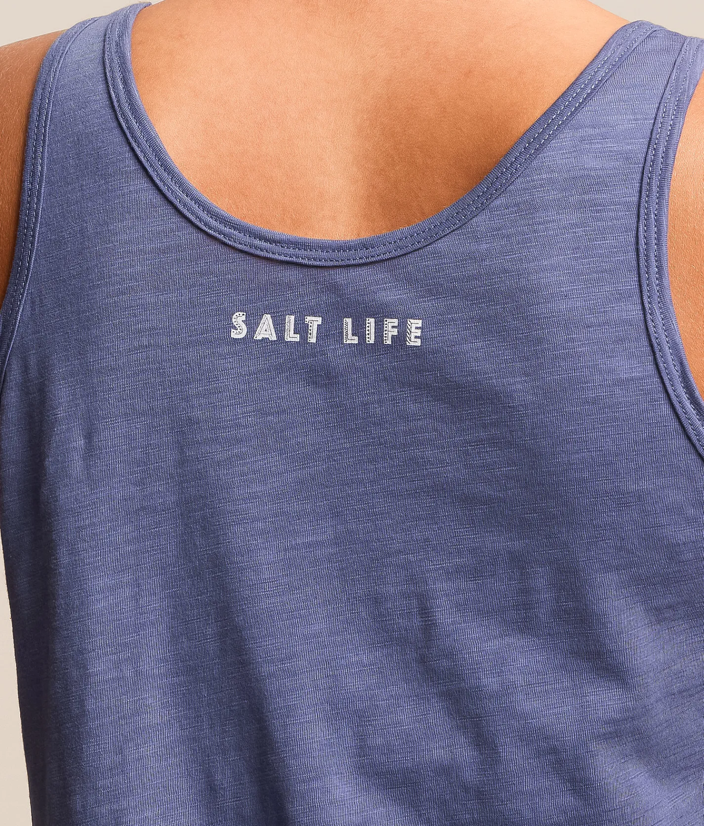 Salt Life Tribal Motifs Tank Top Indigo