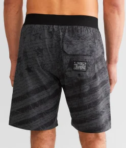 Bottoms|Swimwear | Howitzer Tribute Stretch Boardshort Charcoal Heather