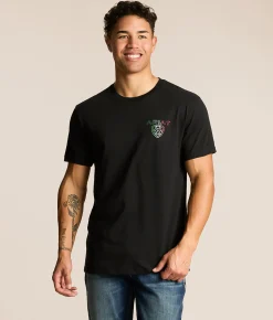 Ariat Tricolor Toro T-Shirt Black New