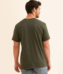 Graphic T-Shirts | Ariat Triple Rope Shield T-Shirt Forest Night