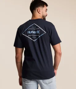 Hurley Tripod T-Shirt Navy Outlet