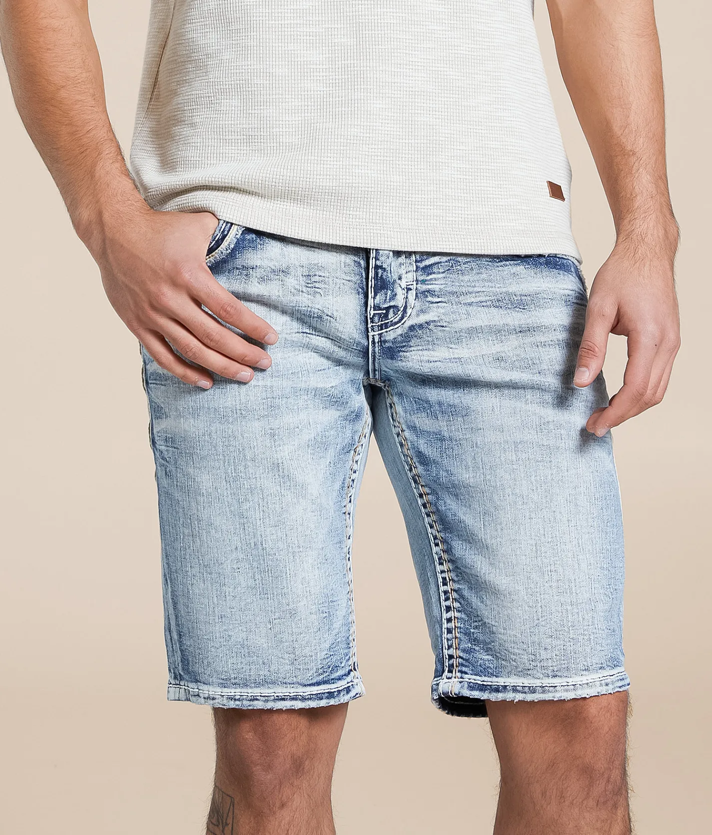 Rock Revival Tristan 12" Stretch Short Tristan H202 Hot