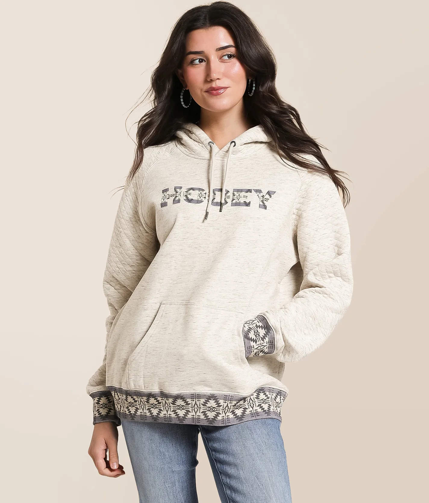 Tops | Hooey Trophy Hooded Sweatshirt Oatmeal