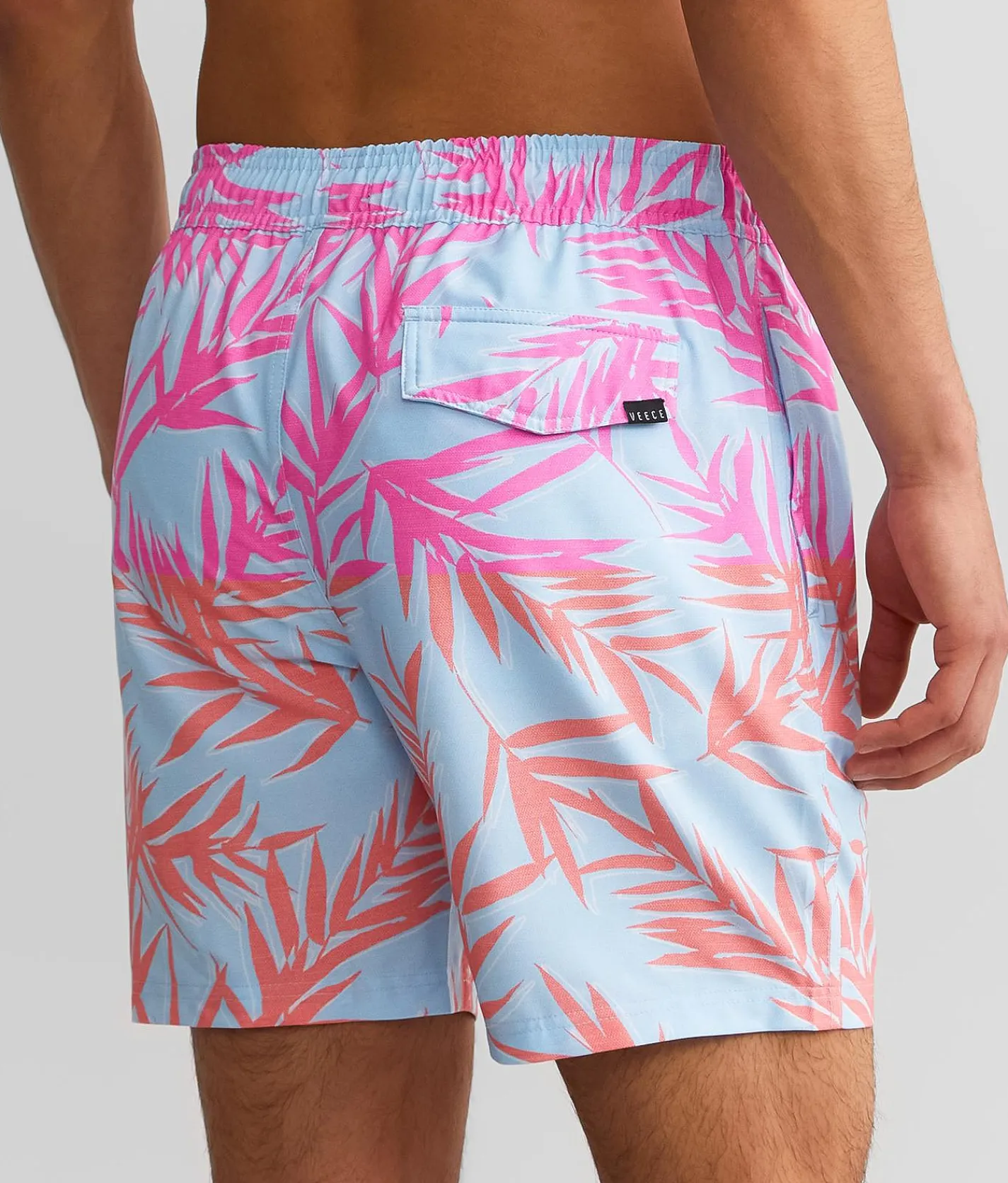 Veece Tropical Neon Stretch Swim Trunks Multi Online