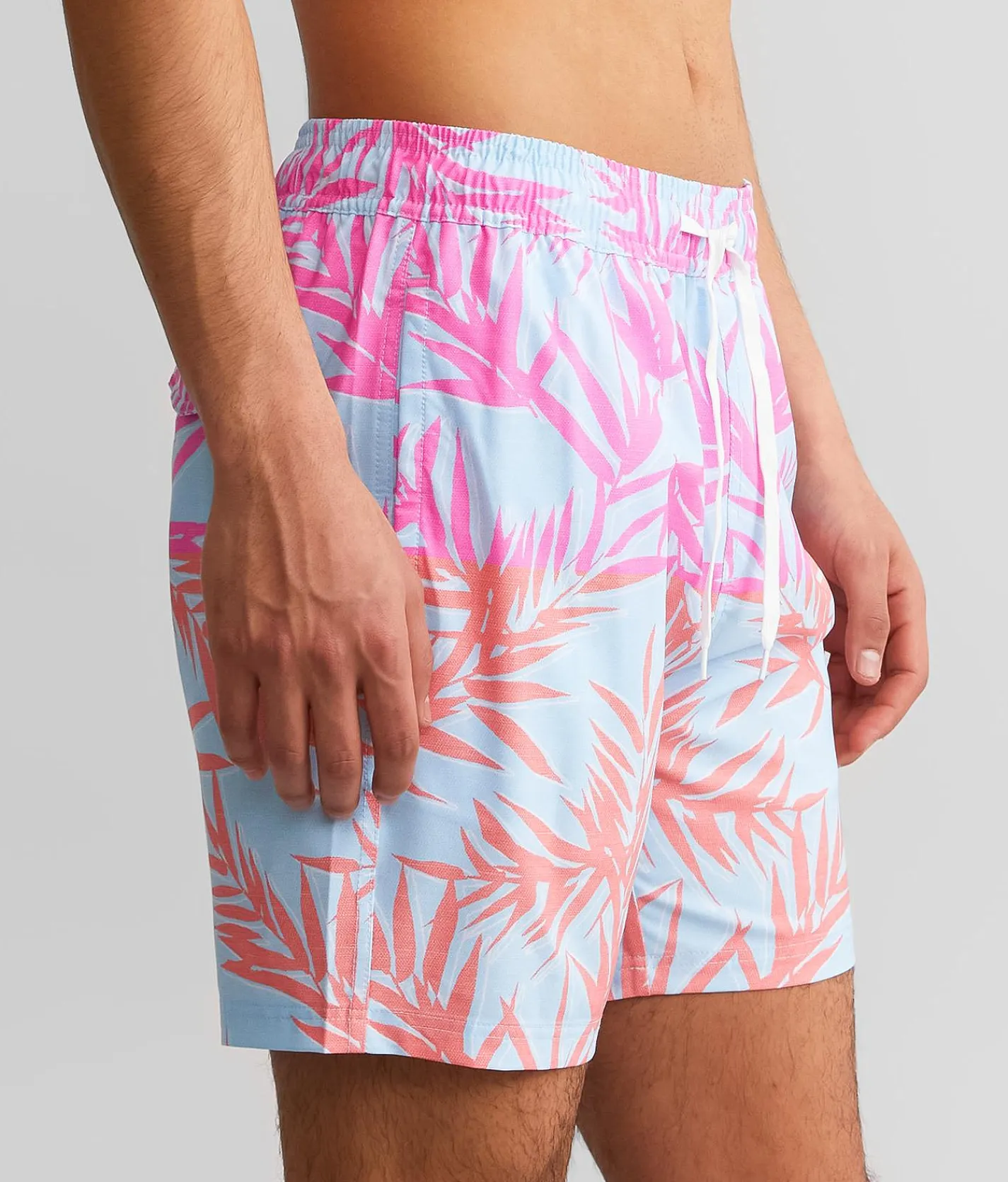 Veece Tropical Neon Stretch Swim Trunks Multi Online
