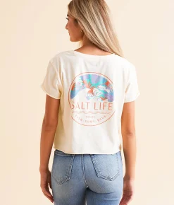 Salt Life Tropical Repeat T-Shirt Natural Clearance