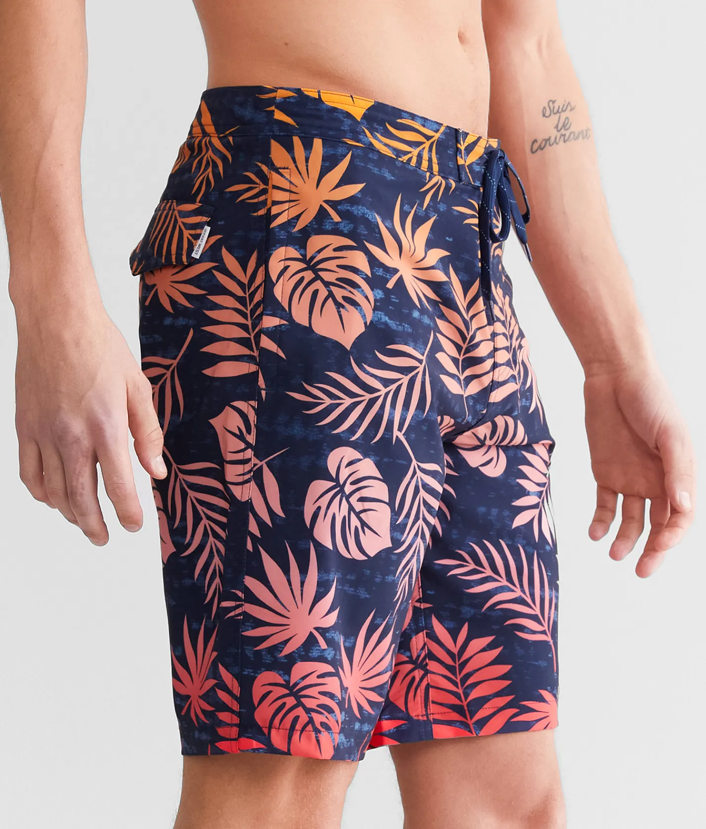 Bottoms|Swimwear | Departwest Tropical Stretch Boardshort Multi